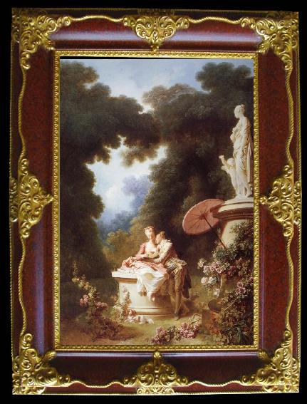 framed  Jean-Honore Fragonard Love Letters, Ta119-3
